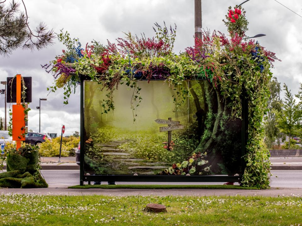 www.maplantemonbonheur.fr bus Nantes végétal abribus Floralies